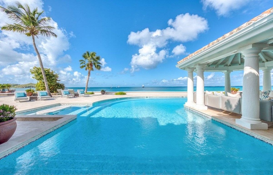 luxury Caribbean villa