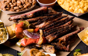 several BBQ spots